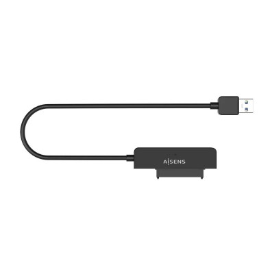 AISENS Adaptador SATA a USB-A USB3.0USB3.1 Gen1 para Discos Duros 2.5″, Negro