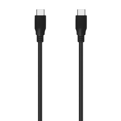 AISENS Cable USB 3.2 Gen2x2 20Gbps 8k@30Hz 5A 100w E-Marker, Tipo USB-CM-USB-CM, Negro, 0.6m