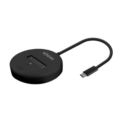 AISENS USB-C Dock M.2 (NGFF) ASUC-M2D013-BK SATANVMe A USB3.1 Gen2, Negra