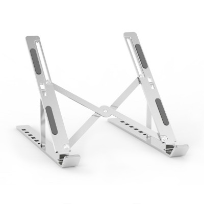 AISENS Soporte de Sobremesa Ajustable para Portatil  Tablet, Plata