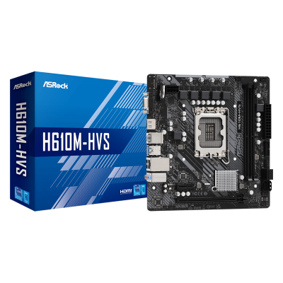 Asrock H610M-HVS Intel H610 LGA 1700 micro ATX