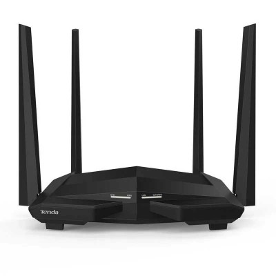 Tenda AC10 router inalámbrico Gigabit Ethernet Doble banda (2,4 GHz  5 GHz) Negro