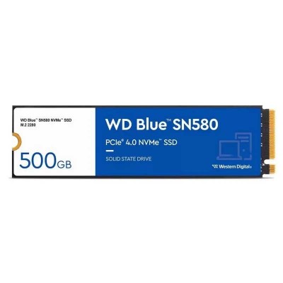 Western Digital Blue SN580 M.2 500 GB PCI Express 4.0 TLC NVMe