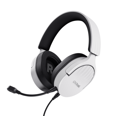 Trust GXT 489W FAYZO Auriculares Alámbrico Diadema Juego Negro, Blanco