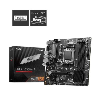 MSI PRO B650M-P placa base AMD B650 Zócalo AM5 micro ATX