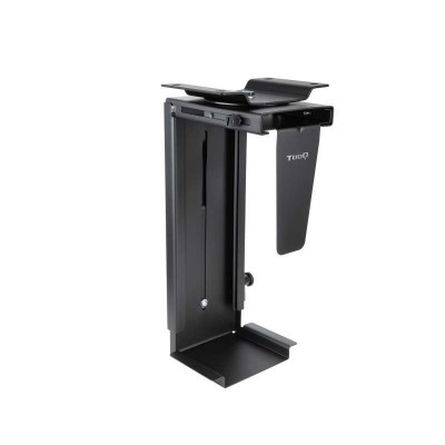 TooQ Soporte Metálico para CPU para EscritorioPared, Negro