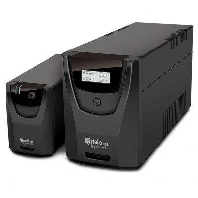 Riello Net Power sistema de alimentación ininterrumpida (UPS) Línea interactiva 0,6 kVA 360 W 4 salidas AC