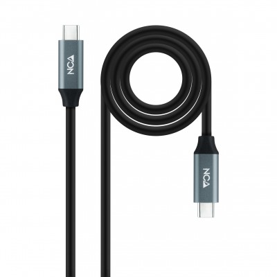 Nanocable 10.01.4303 cable USB 3 m USB 3.2 Gen 2 (3.1 Gen 2) USB C Negro, Gris