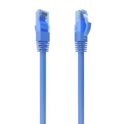 AISENS Cable De Red Latiguillo RJ45 Cat.6 UTP AWG26 CCA, Azul, 4.0 m