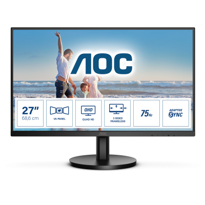 AOC Q27B3MA LED display 68,6 cm (27") 2560 x 1440 Pixeles Quad HD Negro