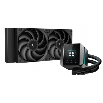 DeepCool MYSTIQUE 240 Procesador Sistema de refrigeración líquida todo en uno 12 cm Negro 1 pieza(s)