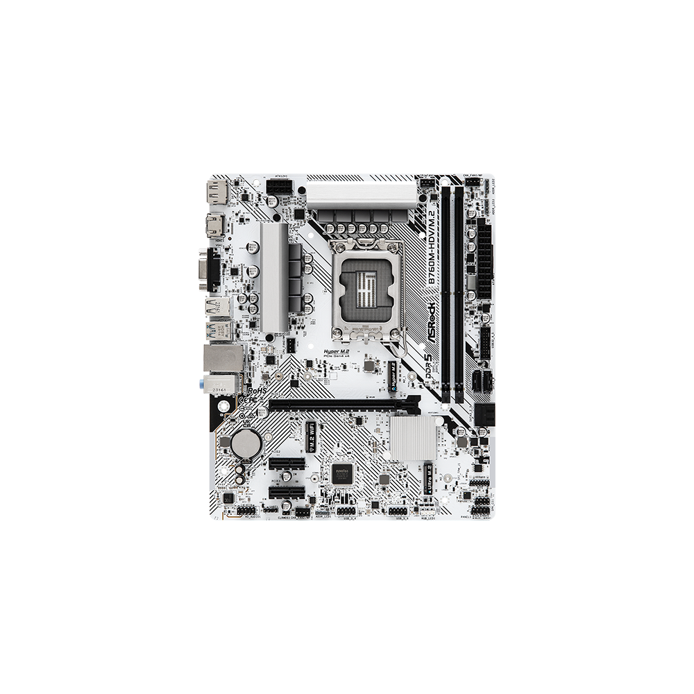 Asrock B760M-HDVM.2 placa base Intel B760 LGA 1700 micro ATX