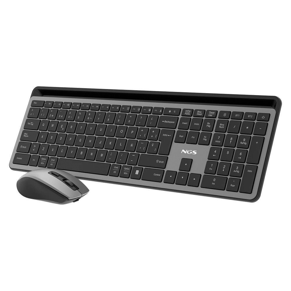 NGS ECLIPSE teclado Ratón incluido Hogar  Oficina RF Wireless