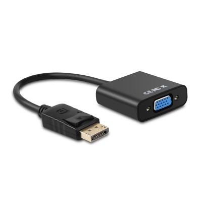 AISENS CONVERSOR DISPLAYPORT A SVGA, DPM-SVGAH, NEGRO, 15CM