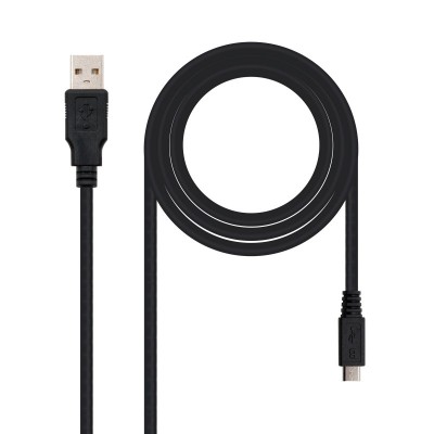 Nanocable CABLE USB 2.0, TIPO AM-MICRO USB BM, 1.8 M