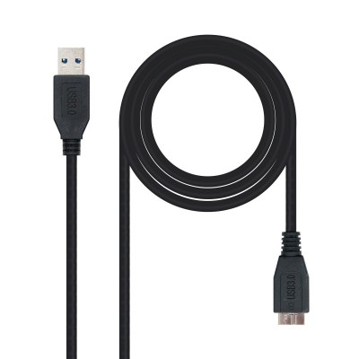 Nanocable CABLE USB 3.0, TIPO AM-MICRO BM, NEGRO, 2.0 M