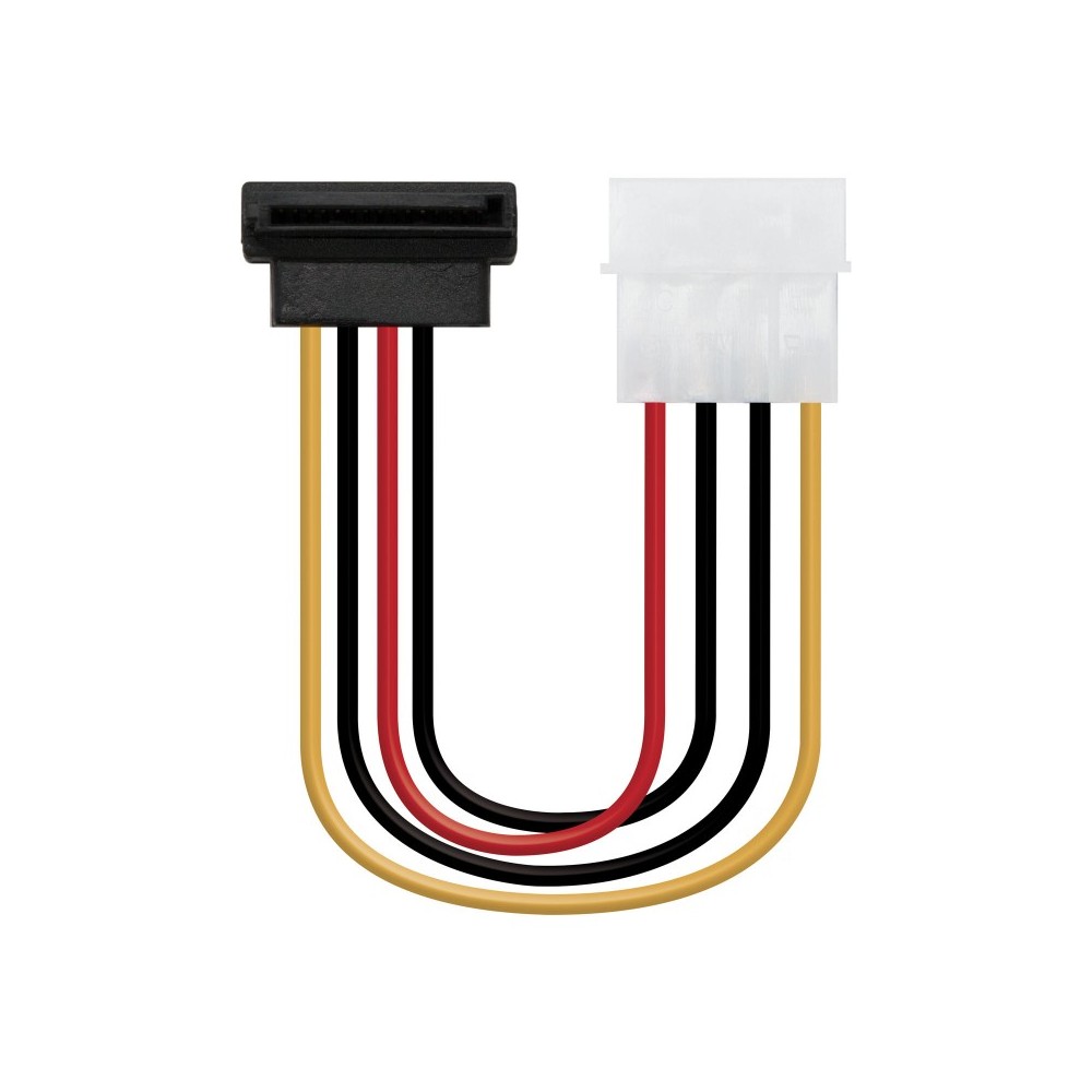 Nanocable CABLE SATA ALIMENTACION ACODADO 5.25"(MOLEX 4PIN)M-SATAH 16 CM OEM