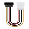 Nanocable CABLE SATA ALIMENTACION ACODADO 5.25"(MOLEX 4PIN)M-SATAH 16 CM OEM