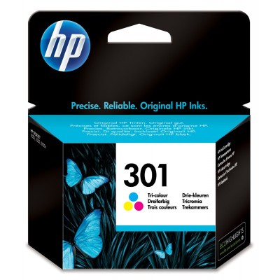 HP Cartucho de tinta original 301 Tri-color