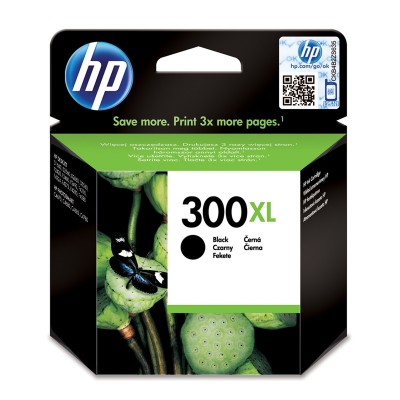 HP Cartucho de tinta original 300XL de alta capacidad negro