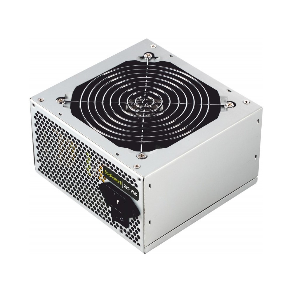 TooQ TQEP-500SSE unidad de fuente de alimentación 500 W ATX Plata