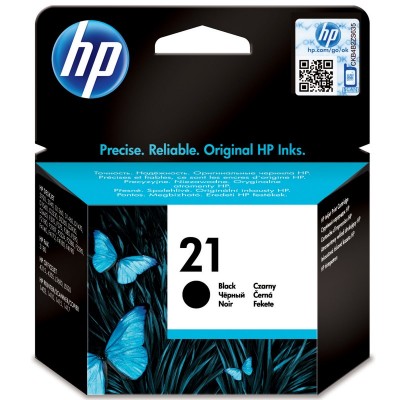 HP Cartucho de tinta original 21 negro