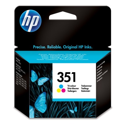 HP Cartucho de tinta original 351 Tri-color