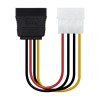 Nanocable CABLE SATA ALIMENTACION 5.25"(MOLEX 4PIN)M-SATAH 16CM OEM