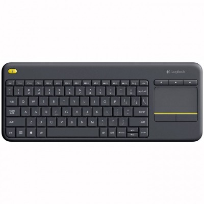 Logitech K400 Plus teclado RF inalámbrico QWERTY Español Negro